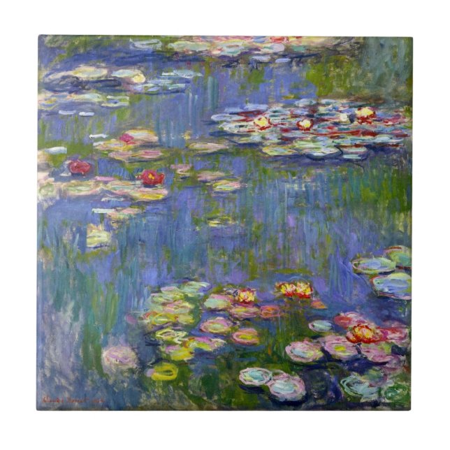Azulejo Monet Water Lily 1916 (Frente)