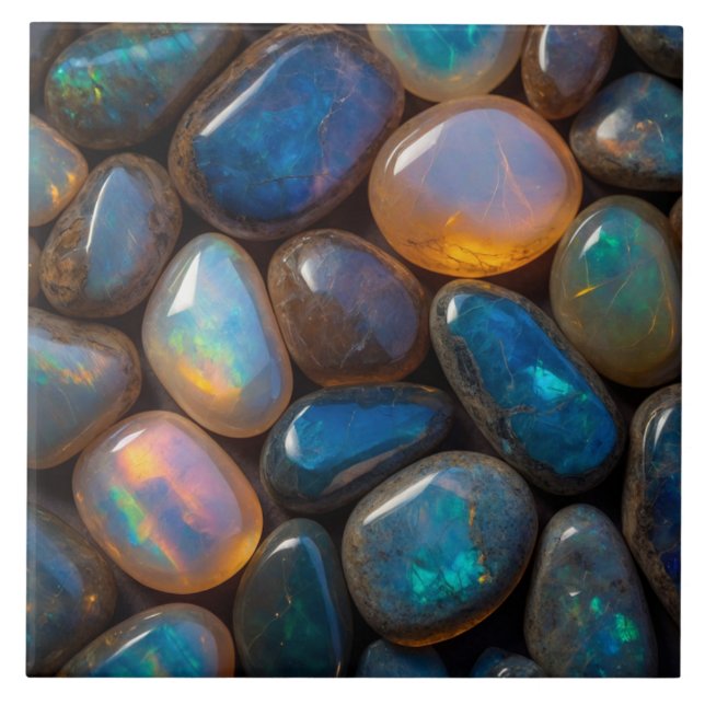 Azulejo opal Elegante de cerâmica (Frente)