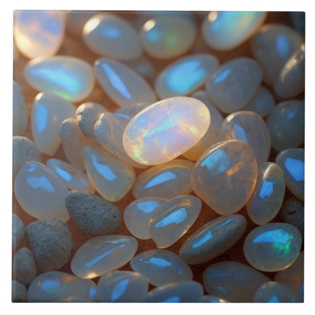 Azulejo opal Elegante de cerâmica (Frente)