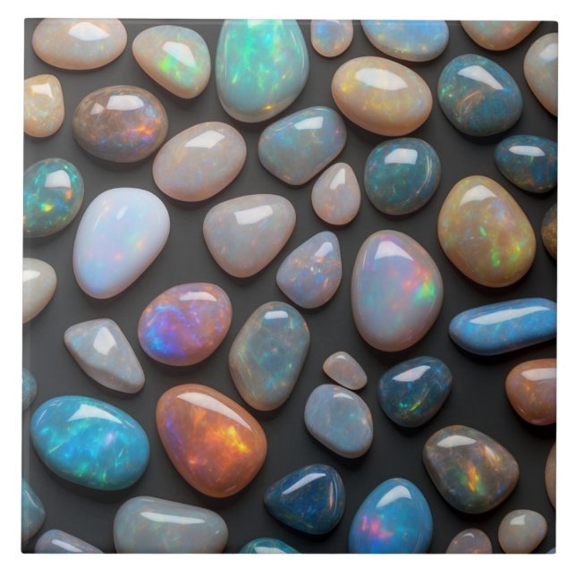 Azulejo opal Elegante de cerâmica (Frente)