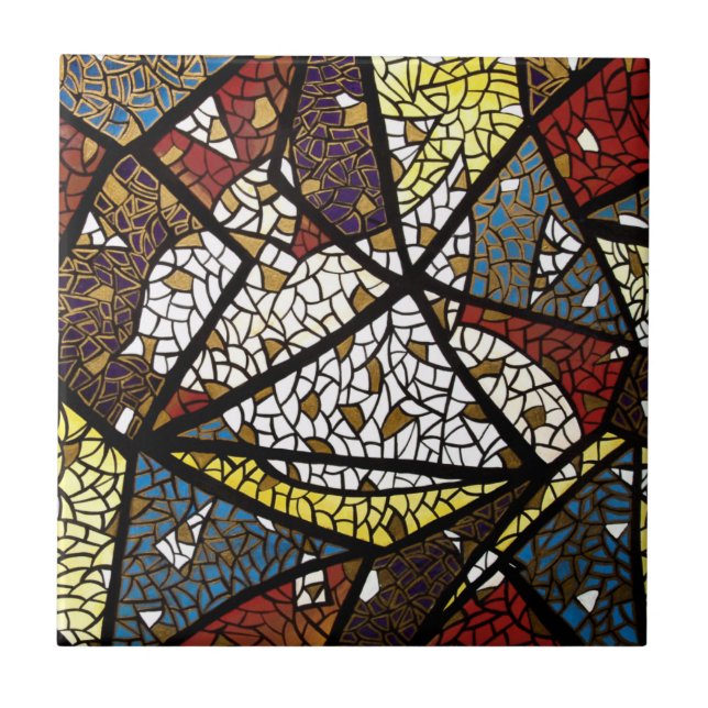 Azulejo pequeno cerâmico do Natal da pomba da paz (Frente)