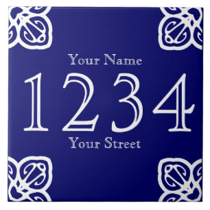Azulejo Personalizado do Número da Casa Espanhola