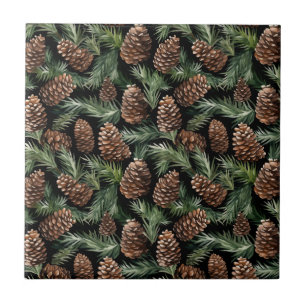 Azulejo Pinecones