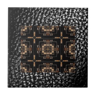 Azulejo Quad Cross Design MVB / Preto Couro Preto
