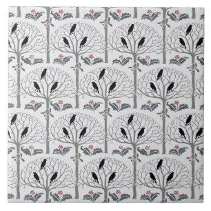 Azulejo Trivet da arte do Natal do teste padrão do