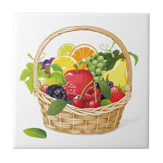 Azulejo Trivet-Fruta (Frente)
