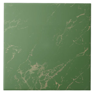 Azulejo Verde Dourado Rosa de Marble Regal