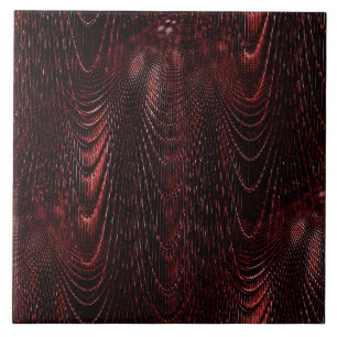 Azulejo Vermelho Cerâmico Decorativo Sem Costura