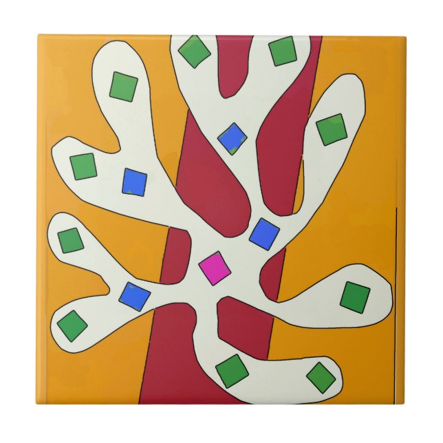 Azulejos abstrato (Frente)