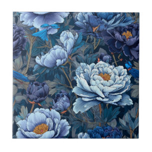 Azulejos Azuis Modernos Para Pavimentos Domésticos