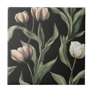 Azulejos Cerâmicos Clássicos Tulip Para Tensação D