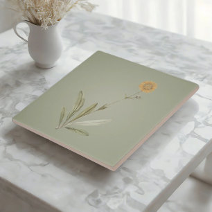 Azulejos cerâmicos de girassol macio