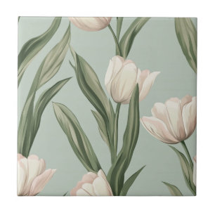 Azulejos Cerâmicos De Tulip Retro legal Para Entra