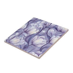 Azulejos Cerâmicos Vintage Tulip Para Chão Artísti