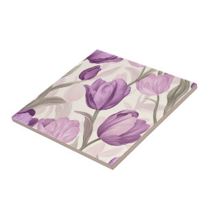 Azulejos Clássicos De Cerâmica De Tulip Para Desta