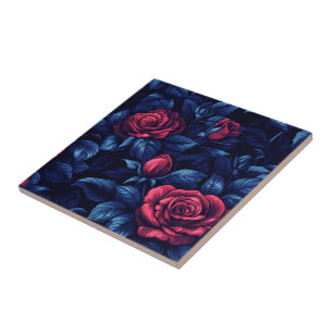 Azulejos Clássicos De Rosa Cerâmica Para Cozinha R