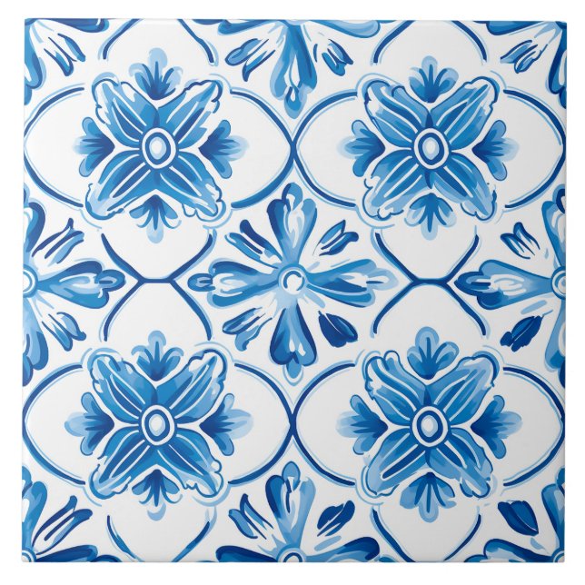 Azulejos com Padrão de Delft (Frente)