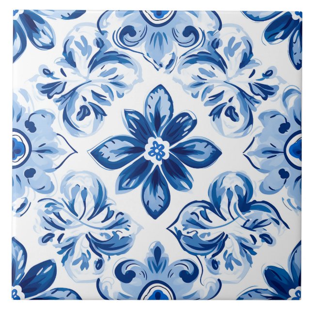 Azulejos com Padrão de Delft (Frente)