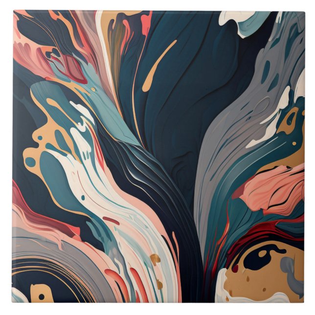 Azulejos de Arte Abstrato (Frente)