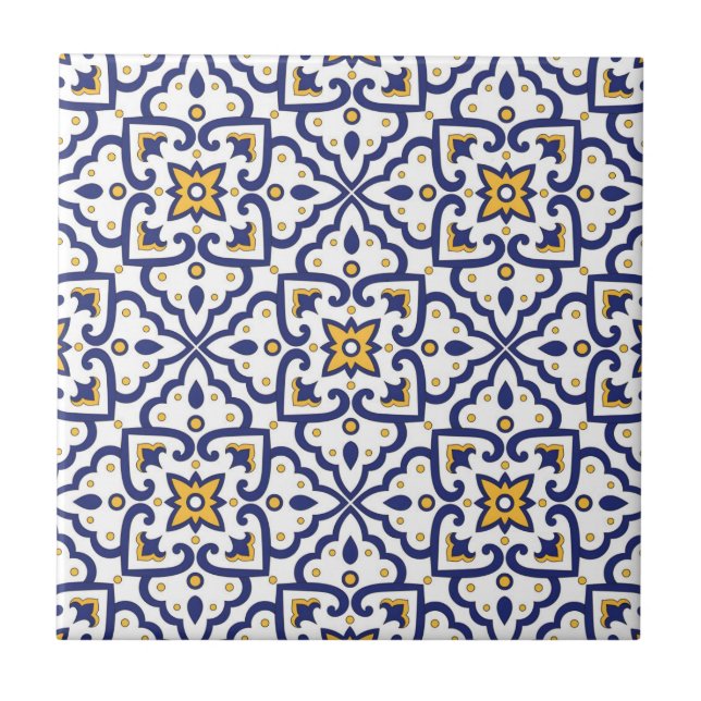 azulejos de azul-marinho portugueses (Frente)