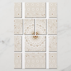 Azulejos de canvas Floral de Parede Hakuna Matata