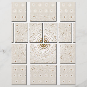 Azulejos de canvas Floral de Parede Hakuna Matata