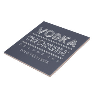 AZULEJOS de cerâmica de cor personalizada VODKA