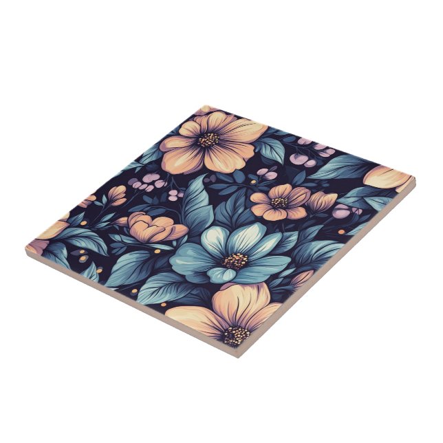 Azulejos De Cerâmica De Rosa Floral Moderno Para B (Lateral)