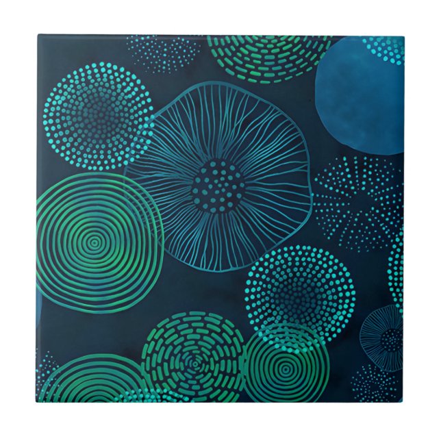 azulejos de fanart de folha de palma (Frente)