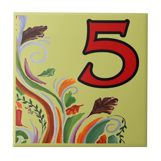 Azulejos de metrô Floral 5 Cinco (Frente)