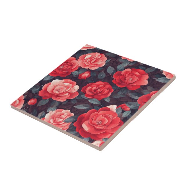 Azulejos De Rosa Chic Para Paredes De Banheiro (Lateral)