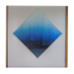 Azulejos De Vidro Temperados Em Diamante De Luxo -