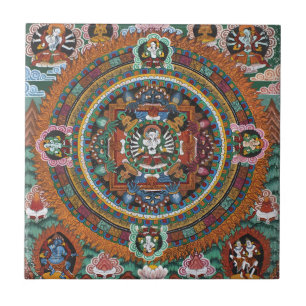 azulejos de vintage de buddha