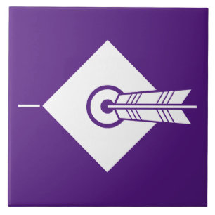 Azulejos decorativos com acerto de seta