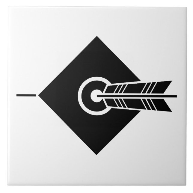 Azulejos decorativos com acerto de seta (Frente)