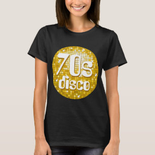 Azulejos Disco "Dourado" '70s Disco' t-shirt preta