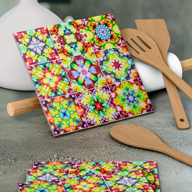 Azulejos do Mediterrâneo, Azulejos de Tinta Álcool (Criador carregado)