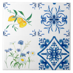 Azulejos do Mediterrâneo, azulejos sicilianos, maj