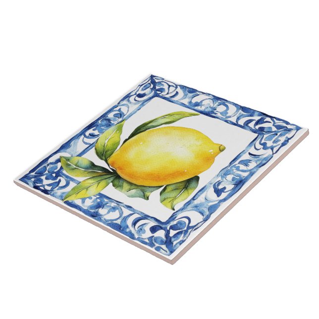 Azulejos do Mediterrâneo limão (Lateral)