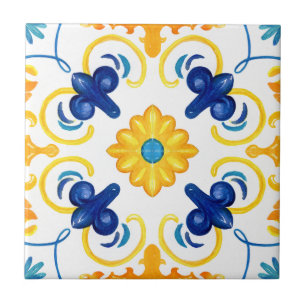 Azulejos do Mediterrâneo, majolica, estilo Sicilia