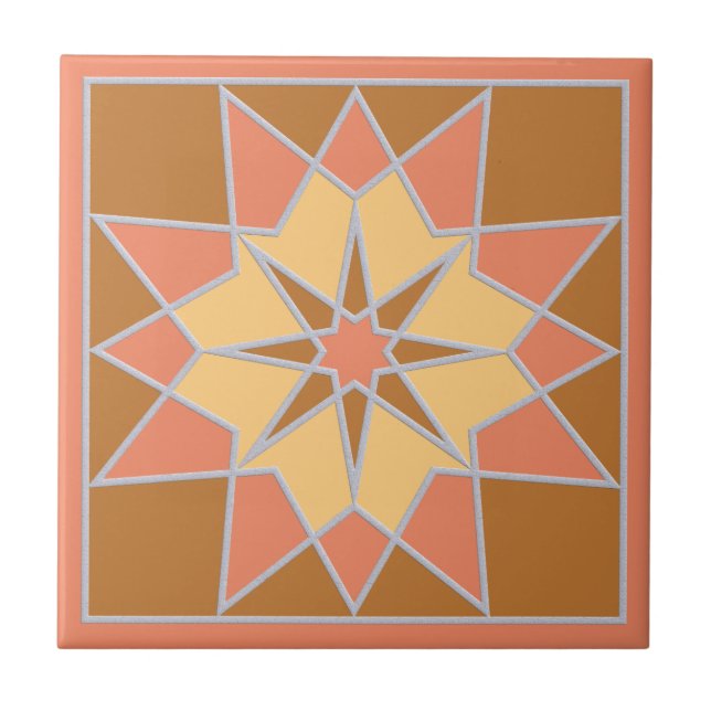 Azulejos do teste padrão de mosaico (Frente)