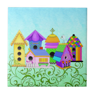 Azulejos e Trivets da Vila Birdie