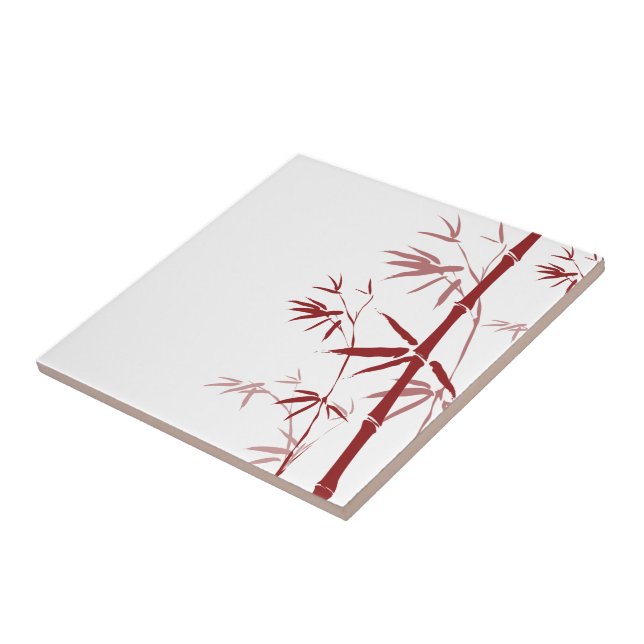 Azulejos e Trivets Red Bamboo (Lateral)