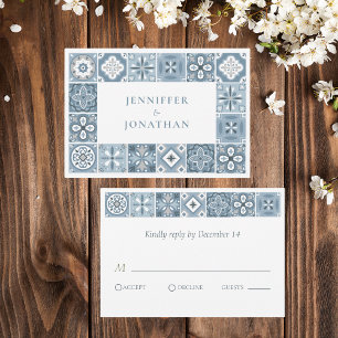 Azulejos Espanhóis Azuis e cinzas