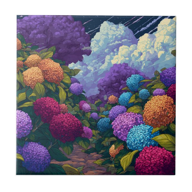 Azulejos Florais legal Para Bath Spa-Style (Frente)