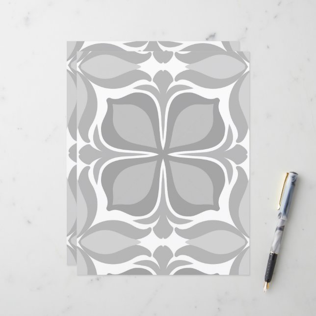 Azulejos geolétricos neutros (Frente/Verso In Situ)