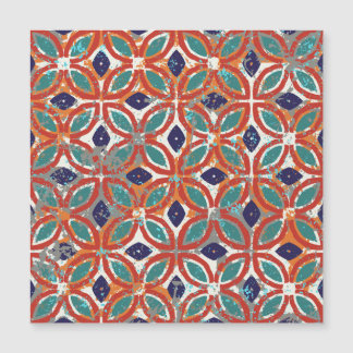 Azulejos geométricos: origem étnica vintage.