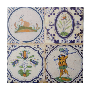 Azulejos Holandeses Antigos Delft do século XVII a