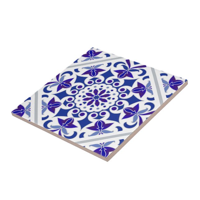 Azulejos Índigo Português Azulejos azuis e brancos (Lateral)