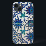 Azulejos Iznik Azul<br><div class="desc">Famosos azulejos azuis Iznik fotografados na Mesquita Rustem Pasha,  Istambul,  Turquia. Este design floral vintage traz a calma e elegância pacífica dos espaços sagrados para o seu dia.</div>